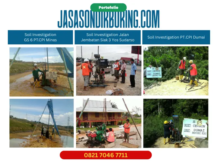 Portofolio Jasa Soil Investigation Jalan Jembatan Siak