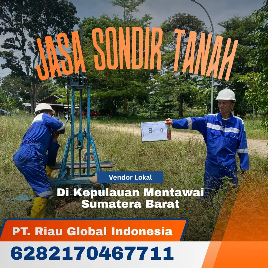 Jasa Sondir Tanah di Kepulauan Mentawai Sumatera Barat - PT Riau Global