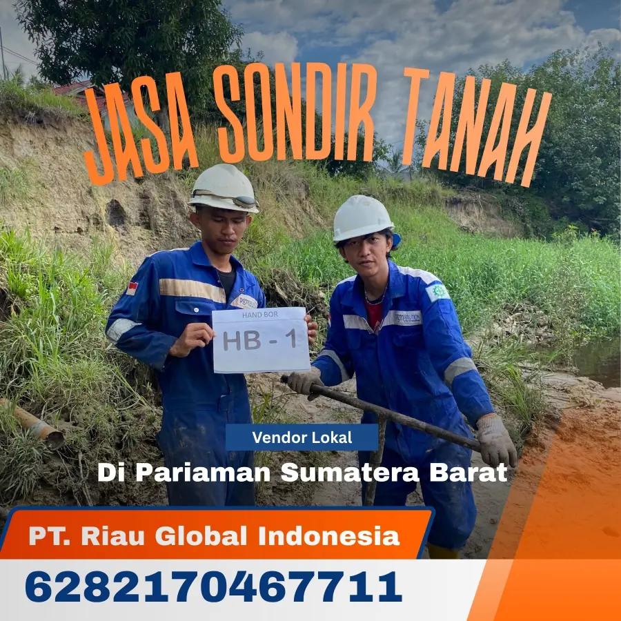 Jasa Sondir Tanah di Pariaman Sumatera Barat - PT Riau Global Indonesia